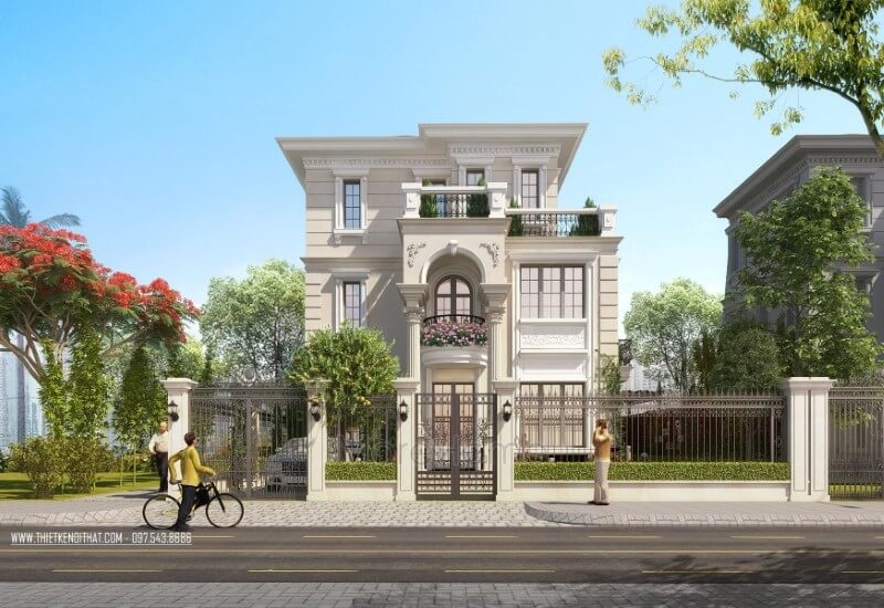  Mẫu thiết kế biệt thự với kiến trúc đẹp mê ly, đẳng cấp