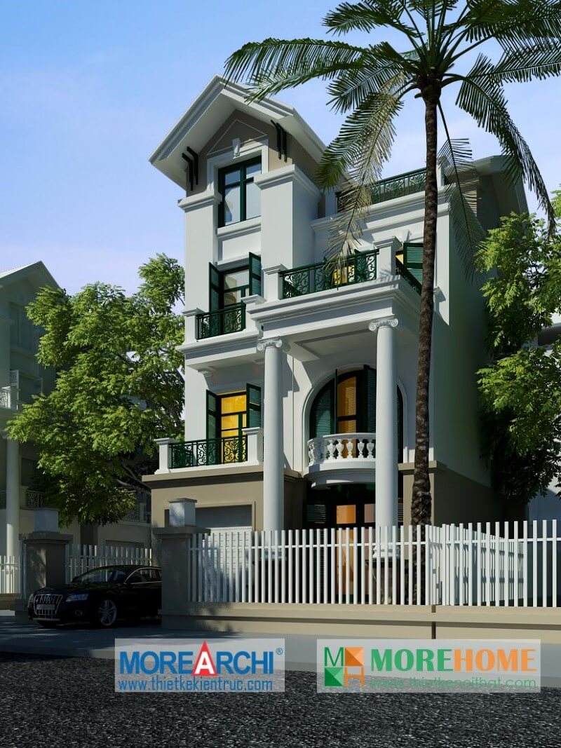 Thiết kế kiến trúc nhà phố, biệt thự