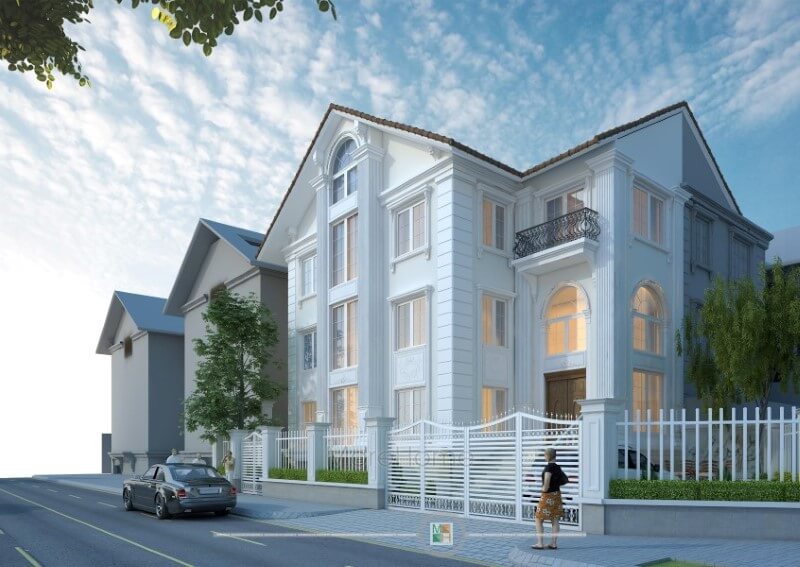 thiết kế biệt thự đơn lập