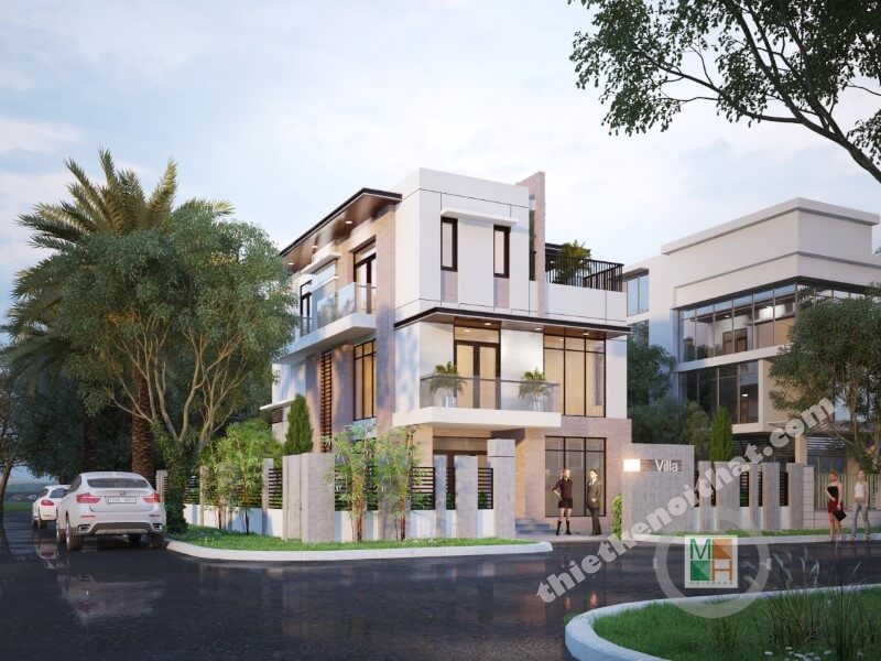 thiết kế biệt thự đơn lập