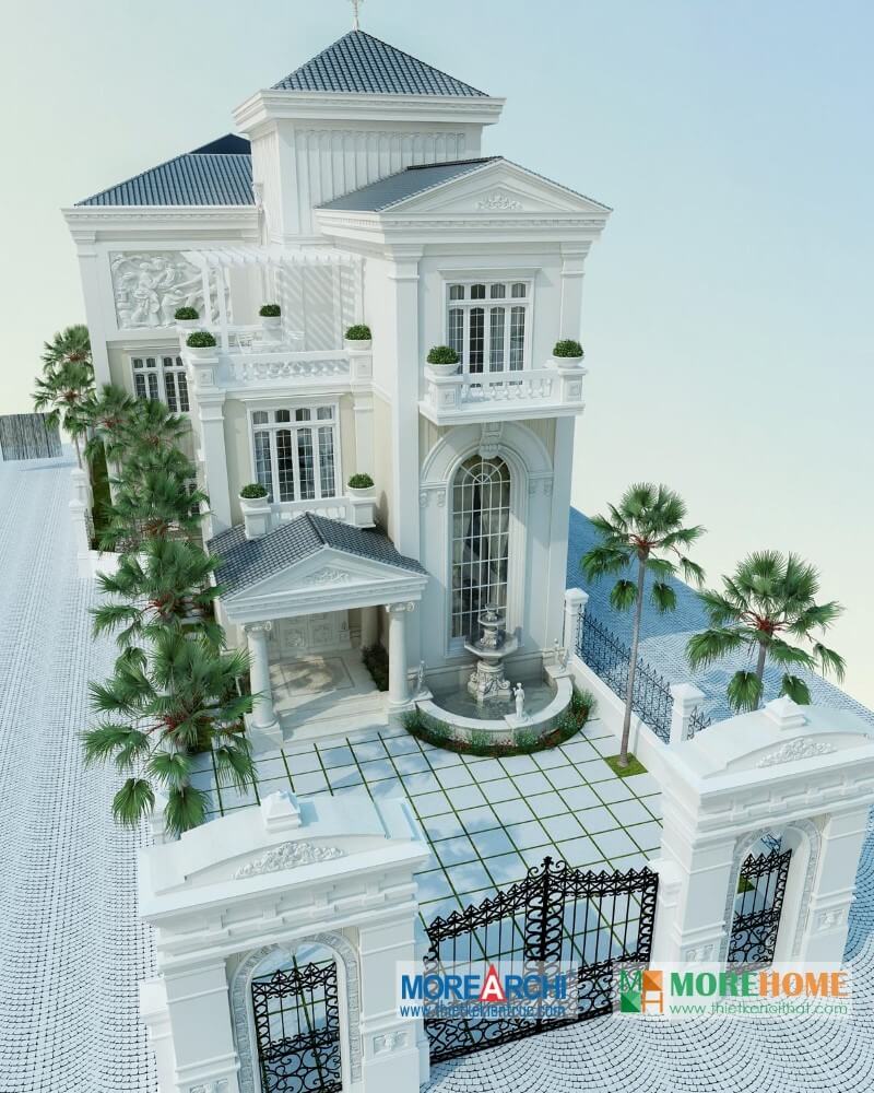 thiết kế biệt thự đơn lập
