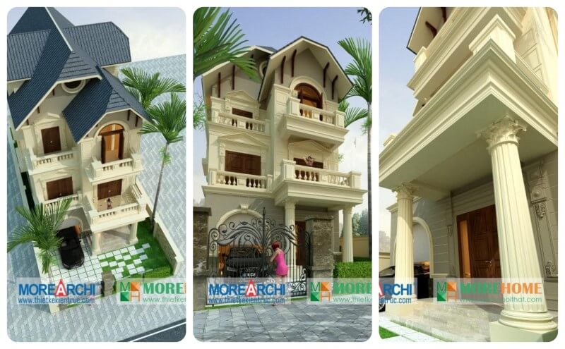thiết kế biệt thự đơn lập