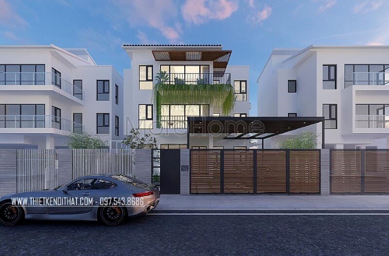 thiết kế biệt thự đơn lập