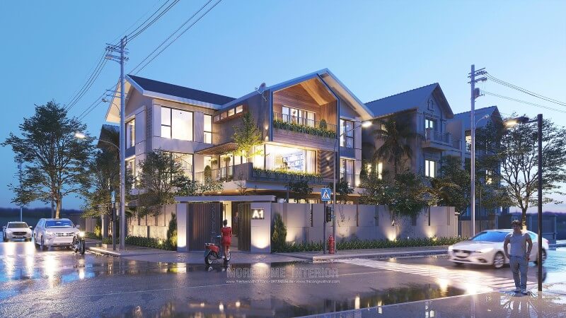 thiết kế biệt thự đơn lập